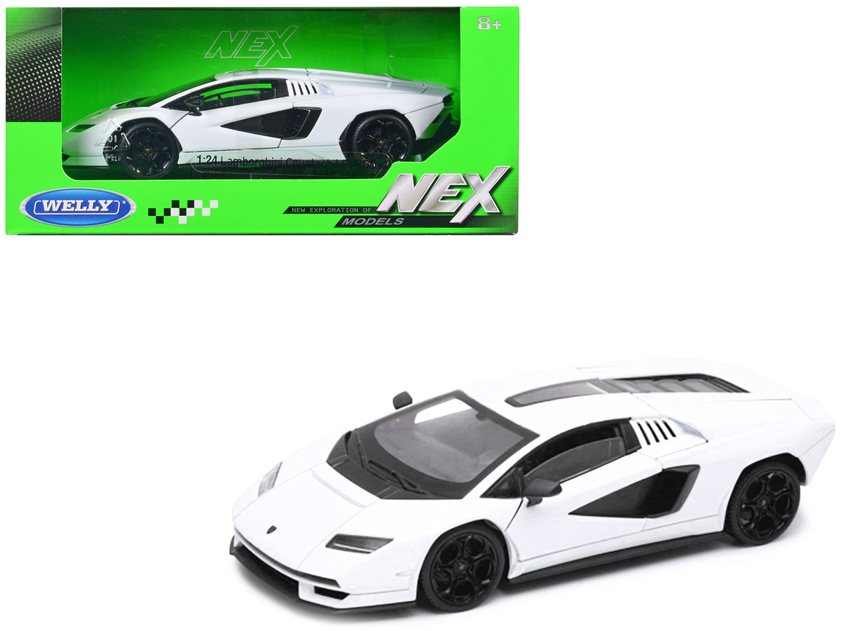 Lamborghini Countach LPI 800-4 White "NEX Models" Series 1/24 Diecast Model Car by Welly