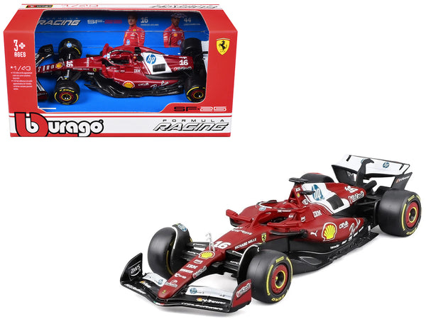 Ferrari SF-25 #16 Charles Leclerc Formula One F1 "World Championship" (2025) 1/43 Diecast Model Car by Bburago