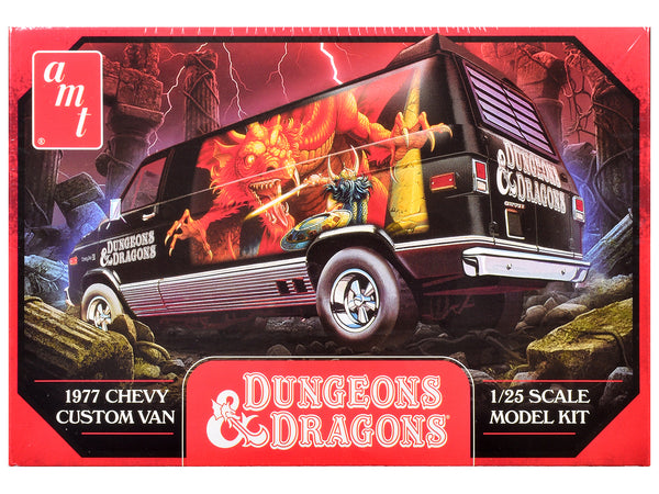 Skill 2 Model Kit 1977 Chevrolet Custom Van "Dungeons & Dragons" 1/25 Scale Model by AMT