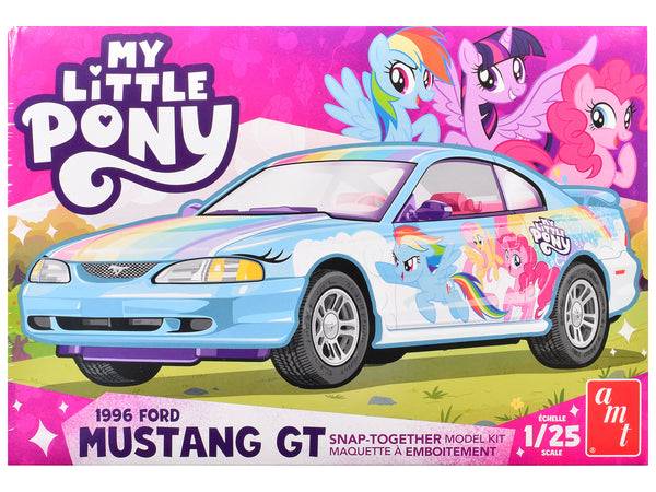 Skill 2 Model Kit 1996 Ford Mustang GT "My Little Pony" 1/25 Scale Model by AMT