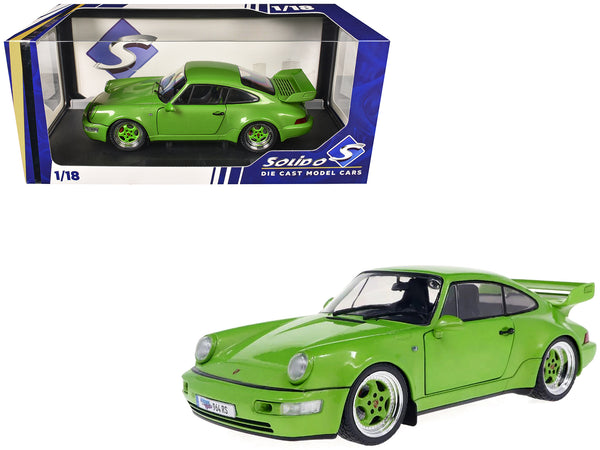 1990 Porsche 911 (964) Carrera RS "Streetfighter" Green Metallic 1/18 Diecast Model Car by Solido