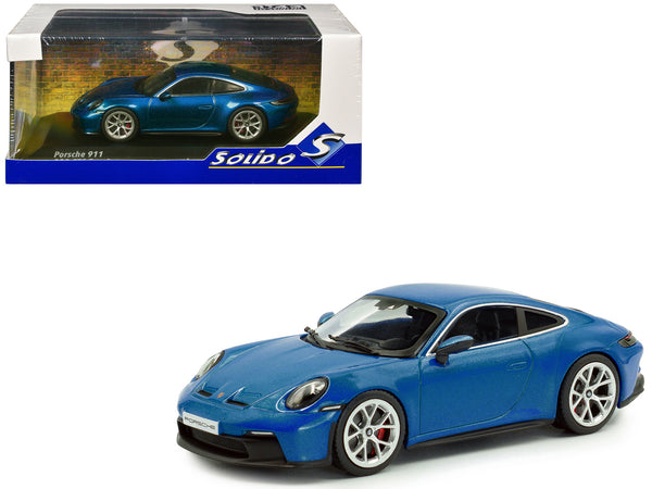 2023 Porsche 911 (992) GT3 Touring South Sea Blue Metallic 1/43 Diecast Model Car by Solido