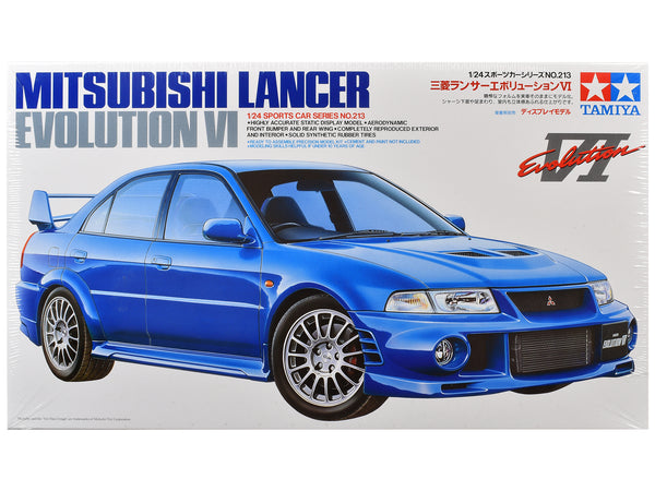 Model Kit Mitsubishi Lancer Evolution VI 1/24 Scale Model by Tamiya