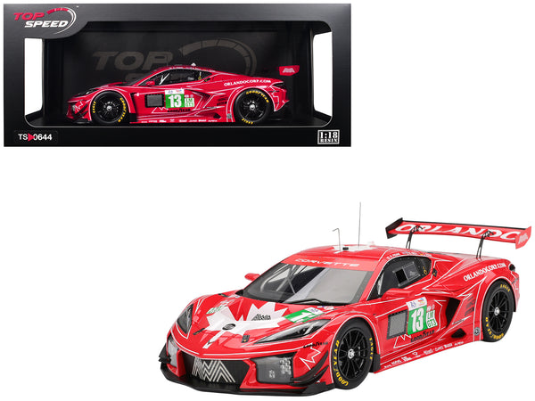 Chevrolet Corvette Z06 GT3.R #13 Matt Bell - Orey Fidani - Lars Kern "AWA Racing" "24 Hours of Le Mans" (2025) 1/18 Model Car by Top Speed