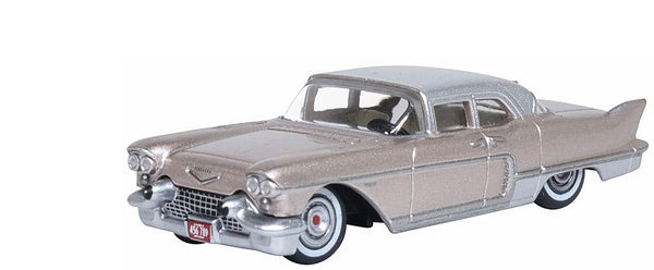 1957 Cadillac Eldorado Brougham Sandalwood Beige Metallic with Silver Top 1/87 (