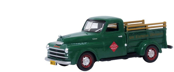 1948 Dodge B-1B Pickup Truck Green "Railway Express Agency" 1/87 (HO) Scale Diec