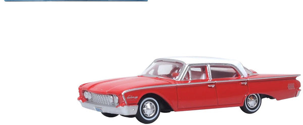 1960 Ford Fairlane Sedan 500 Monte Carlo Red with Corinthian White Top and Inter