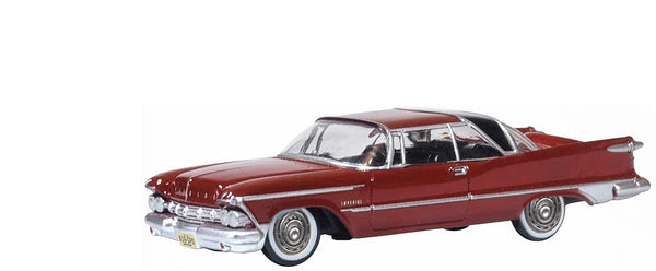 1959 Chrysler Imperial Crown 2 Door Hardtop Radiant Red with Black Top 1/87 (HO)