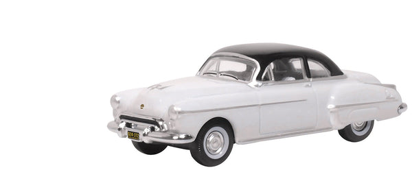 1950 Oldsmobile Rocket 88 Coupe Marol Gray with Black Top 1/87 (HO) Scale Diecas