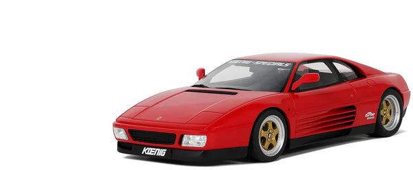 1994 Koenig Specials 348 Twin Turbo Red 1/18 Model Car by GT Spirit