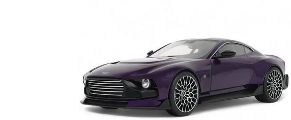 2023 Aston Martin Valour Purple Metallic 1/18 Model Car by GT Spirit