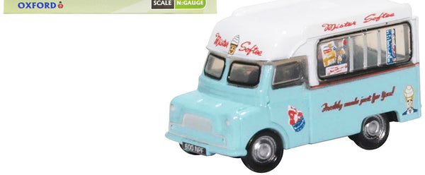 Bedford CA Ice Cream Van "Mister Softee" Light Blue with White Top 1/148 (N) Sca