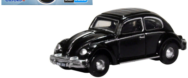 Volkswagen Beetle Black 1/148 (N) Scale Diecast Model Car by Oxford Diecast