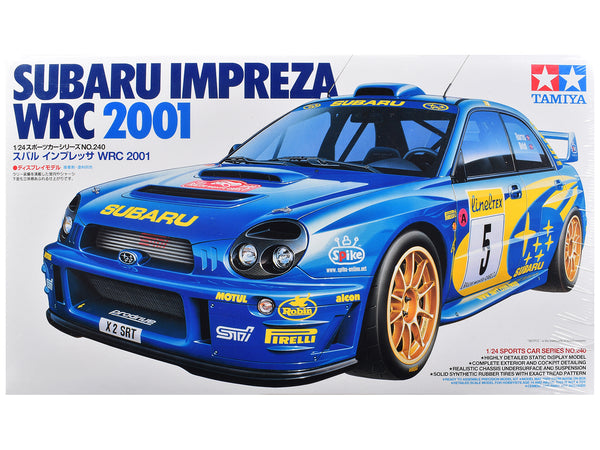 Model Kit Subaru Impreza "WRC" (2001) 1/24 Scale Model by Tamiya