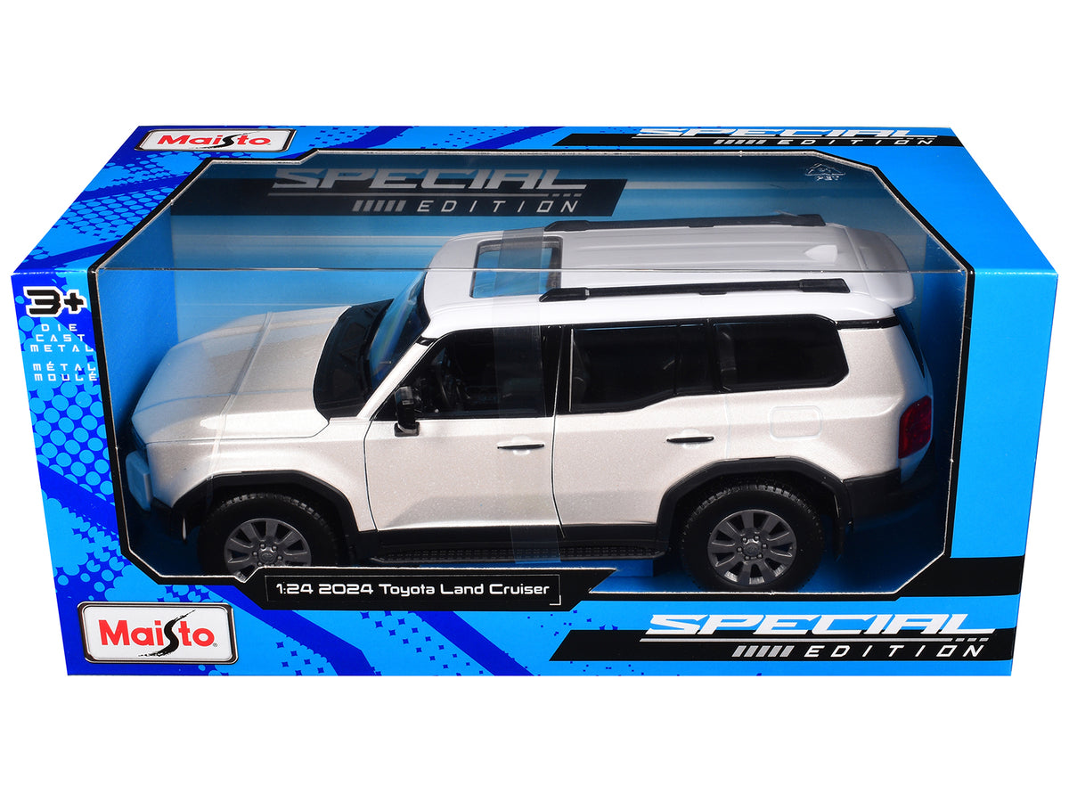 2024 Toyota Land Cruiser Pearl White Metallic with White Top "Special Edition" Series 1/24 Diecast Model Car by Maisto