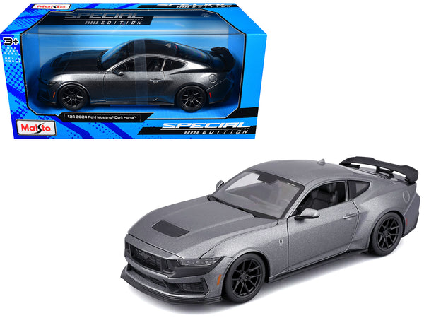 2024 Ford Mustang Dark Horse Dark Gray Metallic "Special Edition" Series 1/24 Diecast Model Car by Maisto