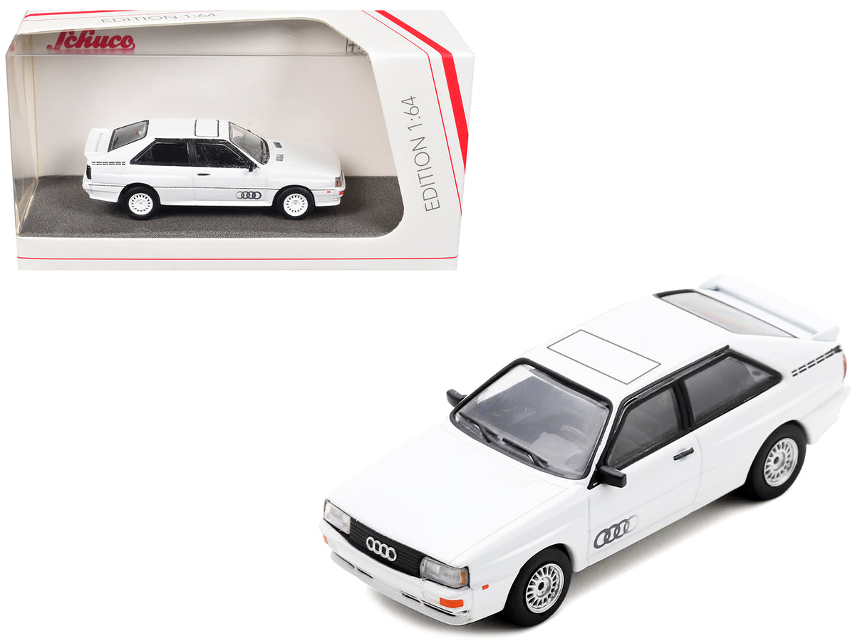 Audi Quattro White 1/64 Diecast Model Car by Schuco