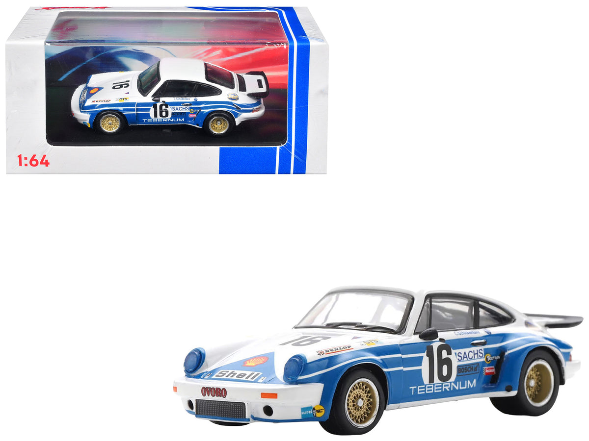Porsche 911 Carrera RSR 3.0 #16 Clemens Schickentanz - Hartwig Bertrams "Joest Racing - Tebernum Racing" "24 Hours of Le Mans" (1975) 1/64 Model Car by Spark