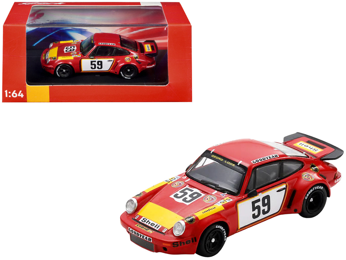 Porsche 911 Carrera RSR #59 Tim Schenken - Howden Ganley "Gelo Racing Team" "24 Hours of Le Mans" (1975) 1/64 Model Car by Spark