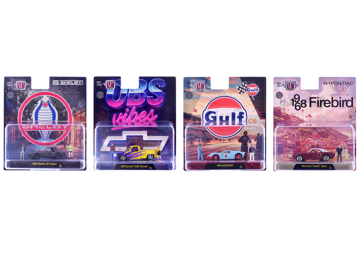 "Auto News" Release 20 Set of 4 Cars Limited Edition to 4500 pieces Worldwide 1/64 Diecast Models by M2 Machines