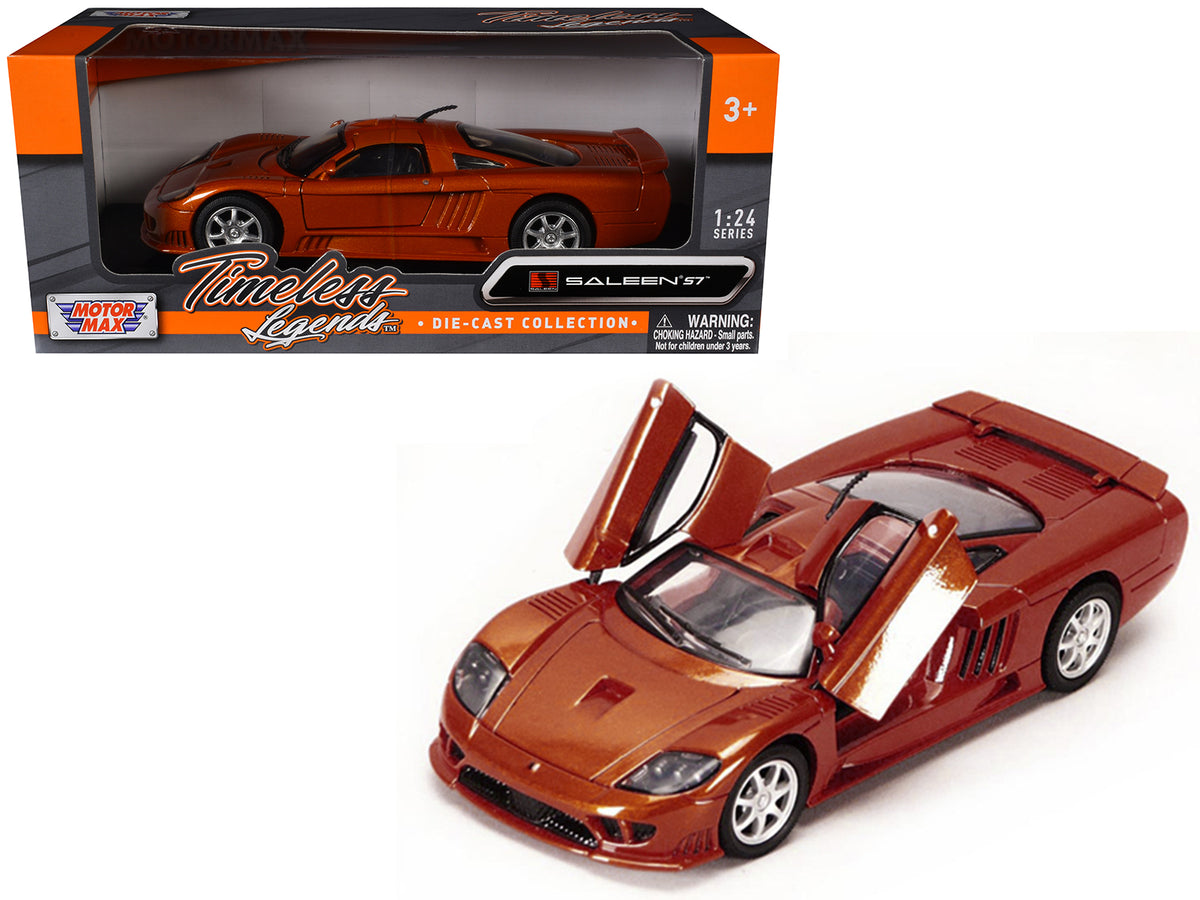 Saleen S7 Copper 1/24 Diecast Model Car by Motormax