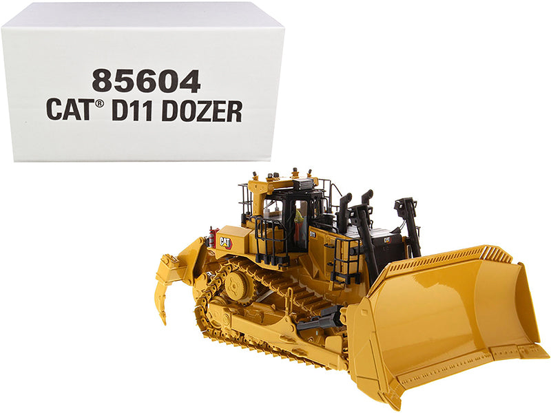 CAT Caterpillar D11 Fusion Track-Type Tractor Dozer with Operator "High Line" Series 1/50 Diecast Model by Diecast Masters
