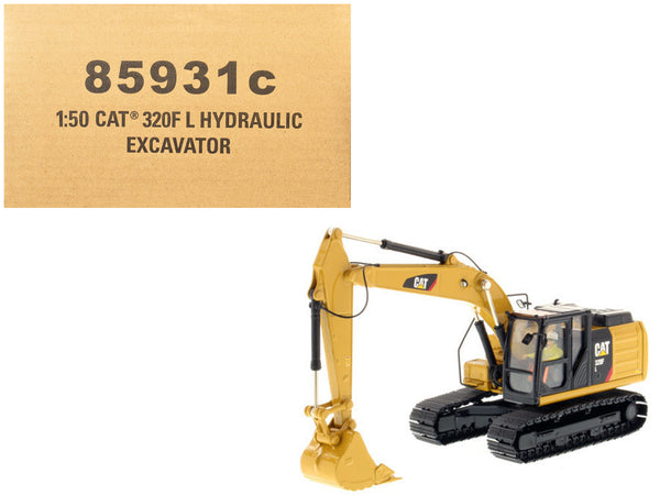 CAT Caterpillar 320F L Hydraulic Excavator with Operator "Core Classics" Series 1/50 Diecast Model by Diecast Masters