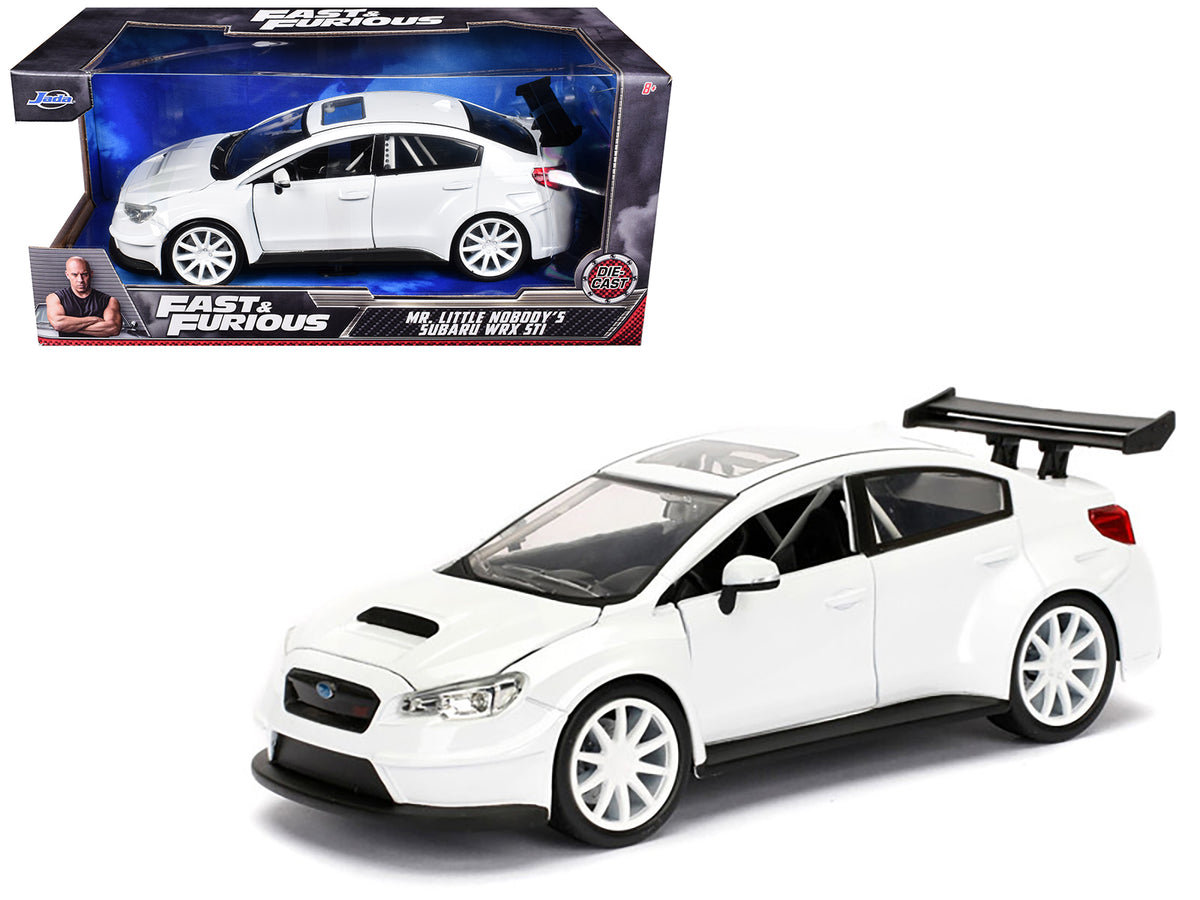 Mr. Little Nobody's Subaru WRX STI White "Fast & Furious F8: The Fate of the Furious" Movie 1/24 Diecast Model Car by Jada