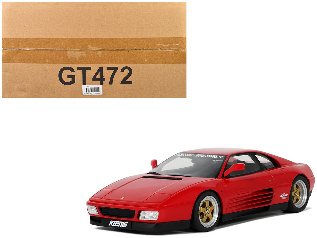 1994 Koenig Specials 348 Twin Turbo Red 1/18 Model Car by GT Spirit