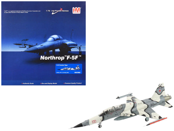 Northrop F-5F Tiger II Aircraft "810834 Franken Tiger VFC-111 Sundowners" (2023) United States Navy "Air Power Series" 1/72 Diecast Model by Hobby Master