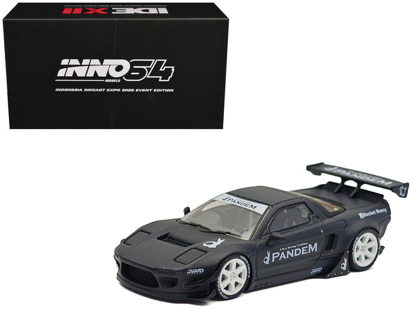 Honda NSX (NA1) RHD (Right Hand Drive) "Pandem Rocket Bunny" Carbon Fiber "Indonesia Diecast Expo 2025 Event Edition" 1/64 Diecast Model Car by Inno Models