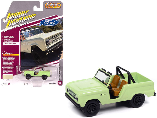 1967 Ford Bronco "Nick Cherrone" Glen Green "Classic Gold Collection" 1/64 Diecast Model Car by Johnny Lightning