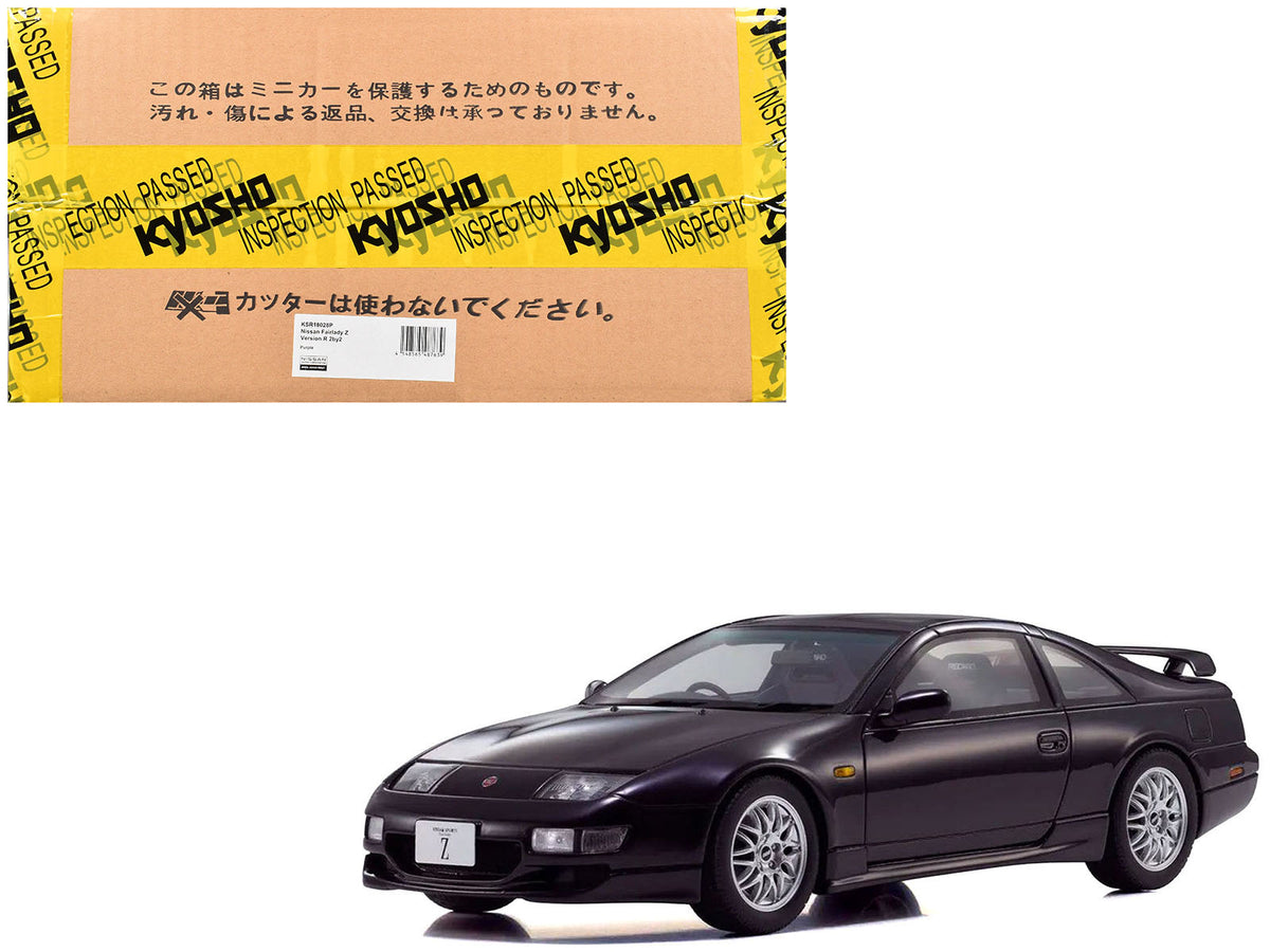 Nissan Fairlady Z (Z32) Version R 2by2 RHD (Right Hand Drive) Purple Metallic 1/18 Model Car by Kyosho