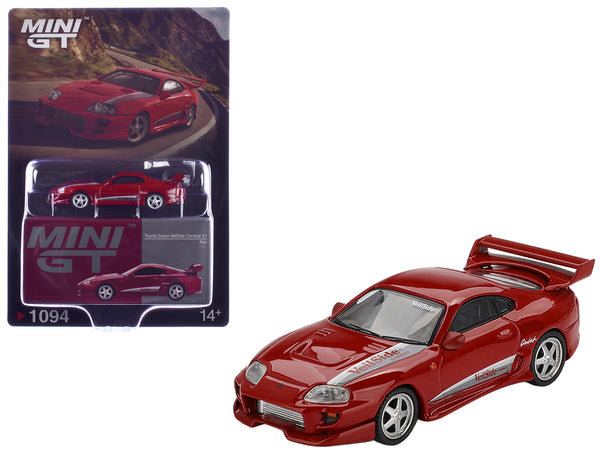 Toyota Supra "VeilSide Combat V-I" Red Limited Edition 1/64 Diecast Model Car by Mini GT