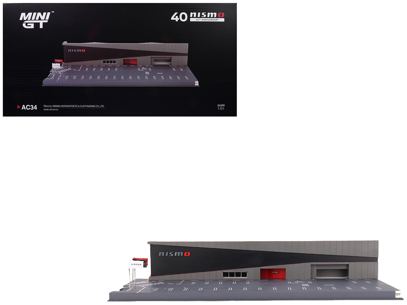 Nissan Motorsports & Customizing Co. Ltd. NISMO Operation Diorama 1/64 Model by Mini GT