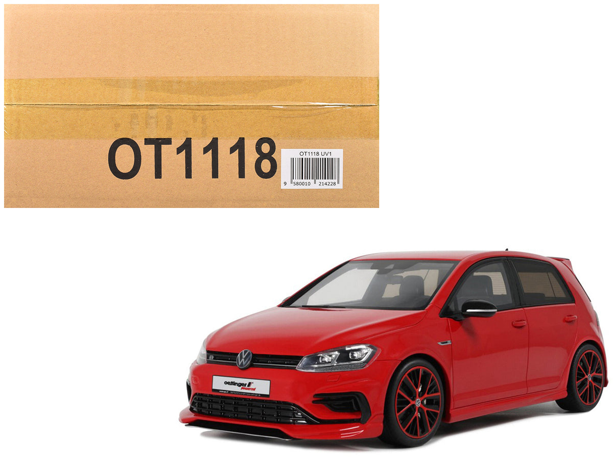 2018 Volkswagen Golf 7.5 R Oettinger Body Kit Tornado Red Limited Edition to 999 pieces Worldwide 1/18 Model Car by Otto Mobile