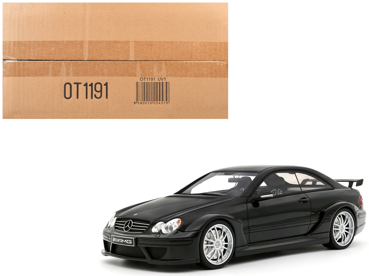 2004 Mercedes-Benz C209 CLK DTM AMG Coupe Obsidian Black Metallic Limited Edition to 999 pieces Worldwide 1/18 Model Car by Otto Mobile