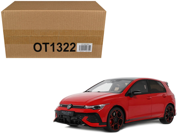 2024 Volkswagen Golf Mk.8 GTi 50th Edition Tornado Red Limited Edition to 999 pieces Worldwide 1/18 Model Car by Otto Mobile