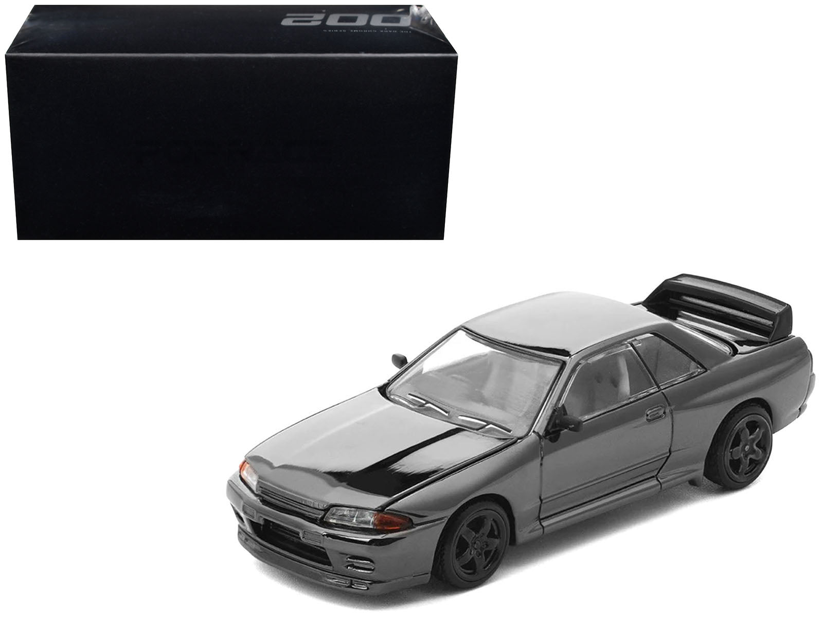 Shelby Mustang GT500 Dark Chrome "The Dark Chrome Series" 1/64 Die Cast Model Car by Pop Race