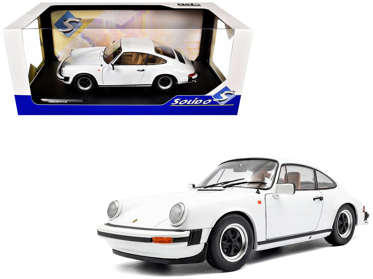 1974 Porsche 911 (930) 3.0 SC Grand Prix White 1/18 Diecast Model Car by Solido