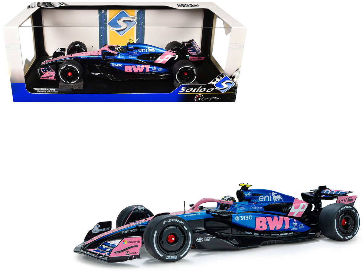 Alpine A525 #7 Jack Doohan "BWT" Formula One F1 "Chinese GP" (2025) "Competition" Series 1/18 Diecast Model Car by Solido