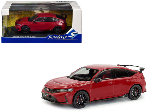 2022 Honda Civic Type R Rally Red 1/43 Diecast Model Car by Solido