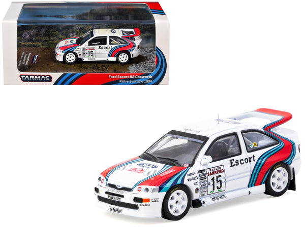 Ford Escort RS Cosworth WRC #15 Malcolm Wilson - Bryan Thomas "Rallye Sanremo" (1994) "Hobby64" Series 1/64 Diecast Model Car by Tarmac Works