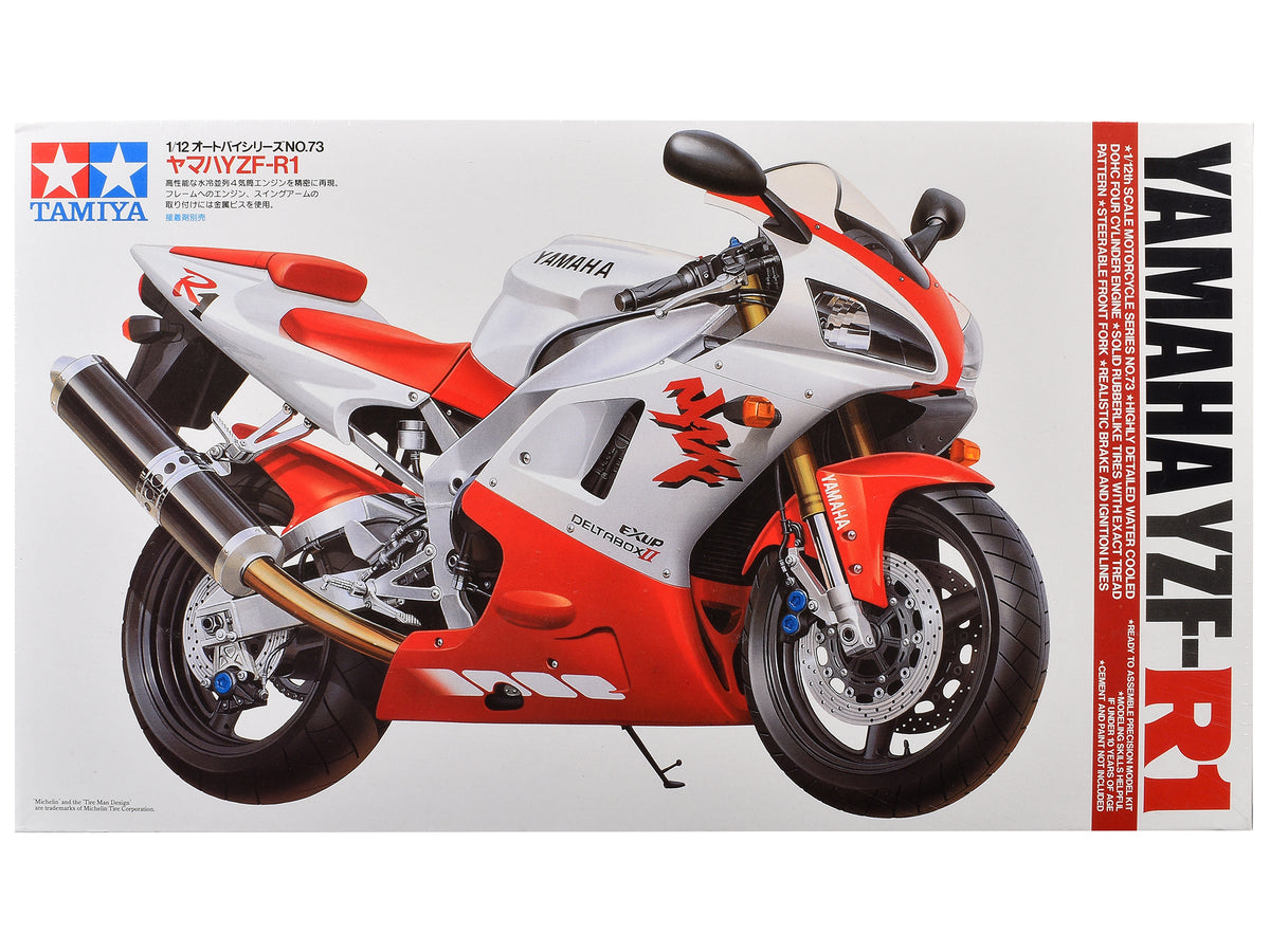Model Kit Yamaha YZF-R1 Motorcycle 1/12 Scale Model by Tamiya