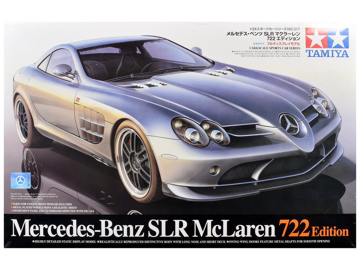 Model Kit Mercedes-Benz SLR McLaren 722 Edition 1/24 Scale Model by Tamiya