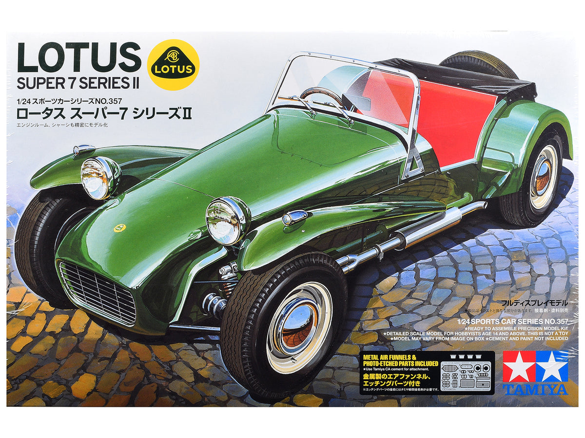 Model Kit Lotus Super 7 Series II 1/24 Scale Model by Tamiya