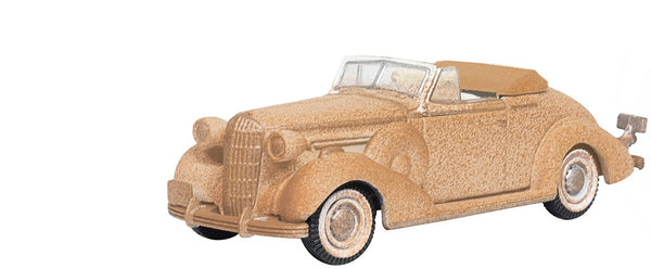 1936 Buick Special Convertible Coupe Beige (Rusted) "Junkyard Project" 1/87 (HO)