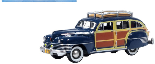 1942 Chrysler Town & Country Woody Wagon South Sea Blue with Wood Panels and Roo