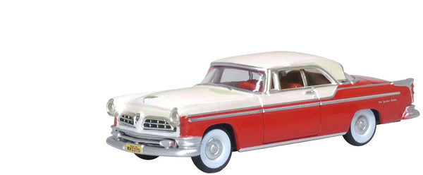 1955 Chrysler New Yorker Deluxe St. Regis Tango Red and Platinum Metallic 1/87 (