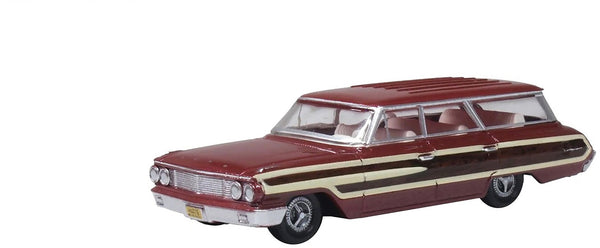 1964 Ford Country Station Wagon Squire Vintage Burgundy with Woodgrain Sides and